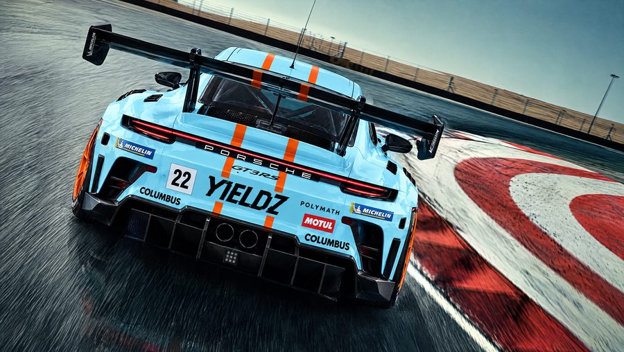 The Yieldz No. 22 Porsche (illustrative livery)