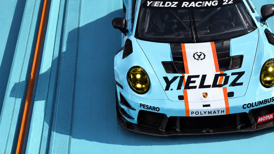 The Yieldz No. 22 Porsche (illustrative livery)