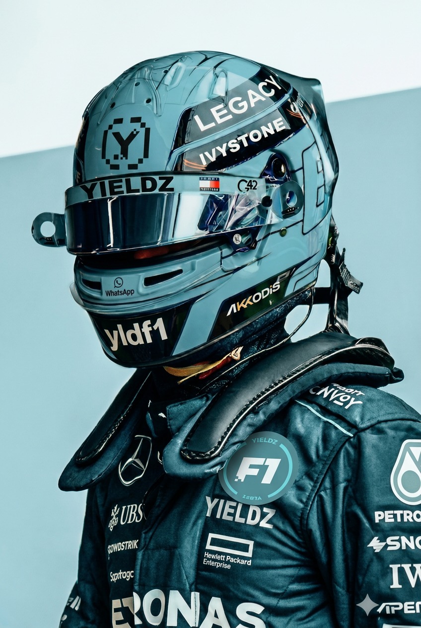 Yieldz Motorsport driver helmet