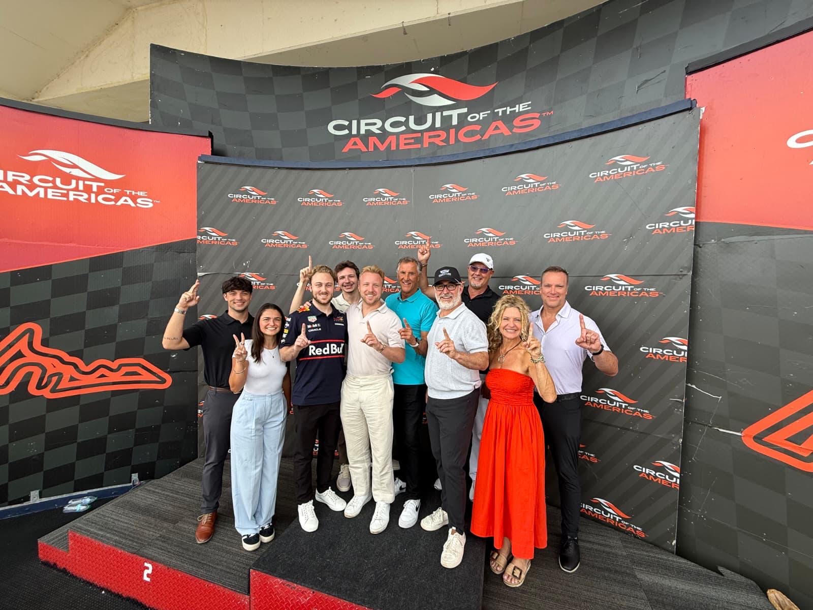Rafa Racing team on the podium