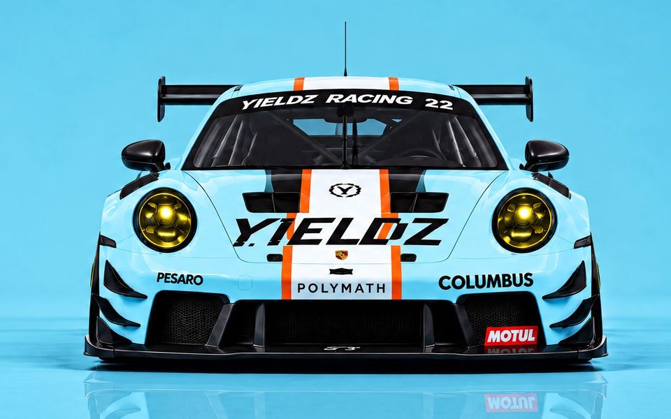 The Yieldz No. 22 Porsche (illustrative livery)