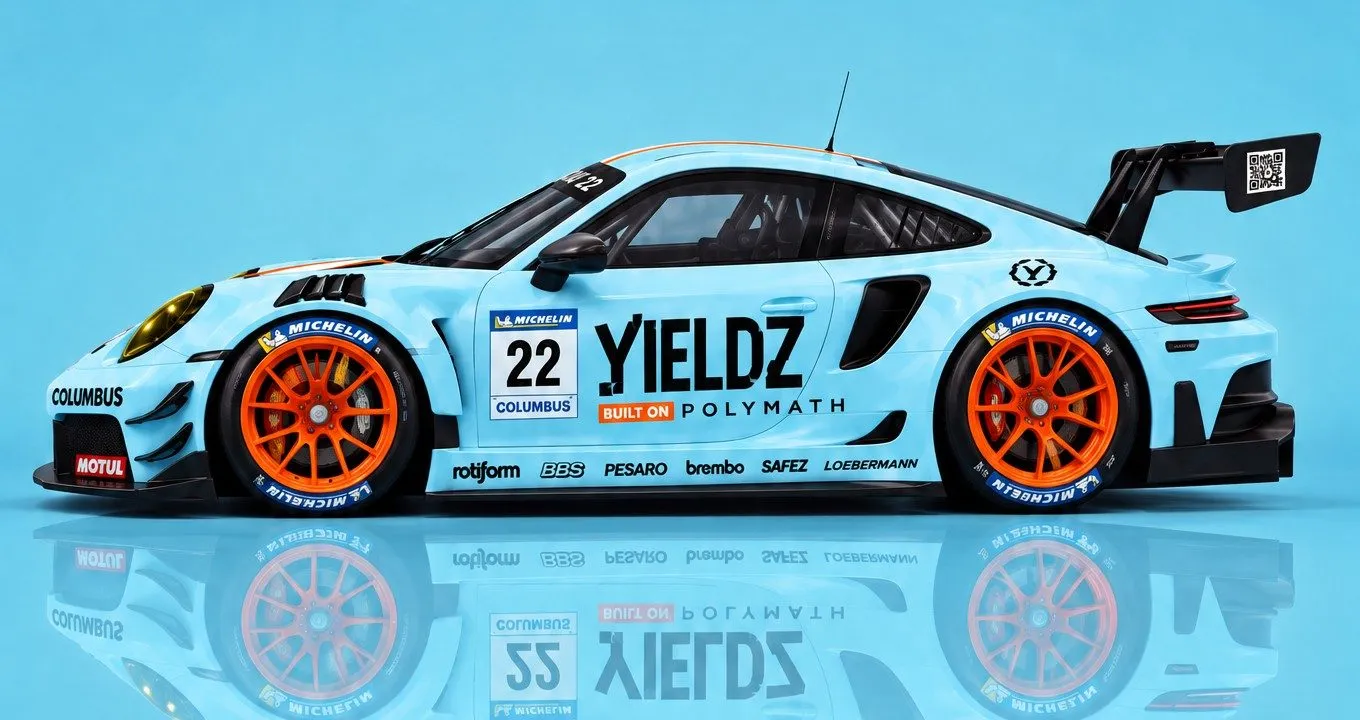The Yieldz No. 22 Porsche (illustrative livery)